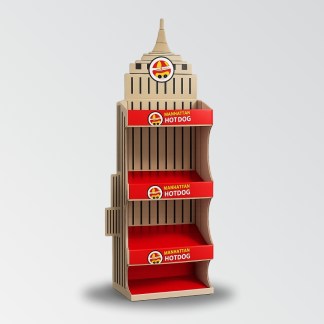 Présentoir <span> Manhattan Hot Dog </span>