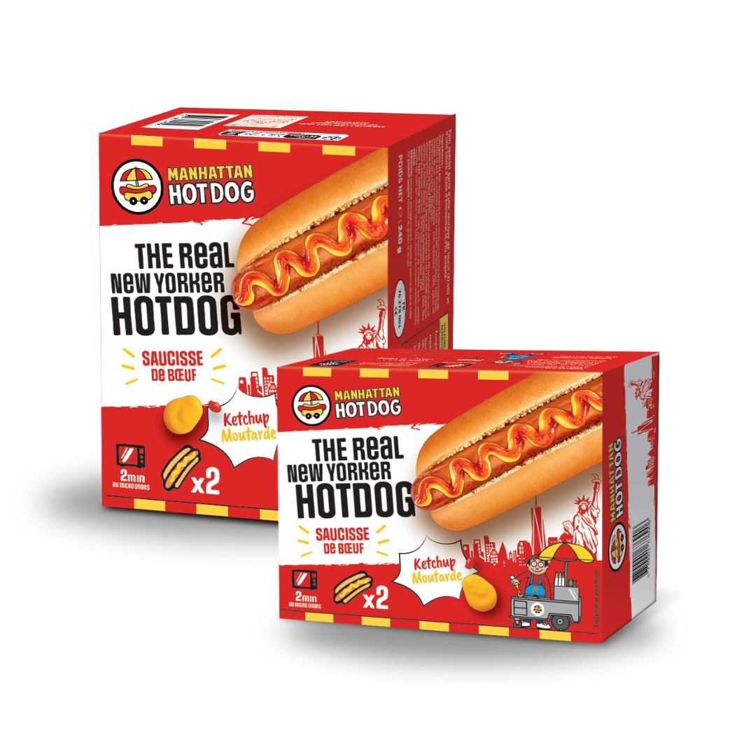 Pack Hotdog Ketchup Moutarde EASY READY - HOT DOG PARTY